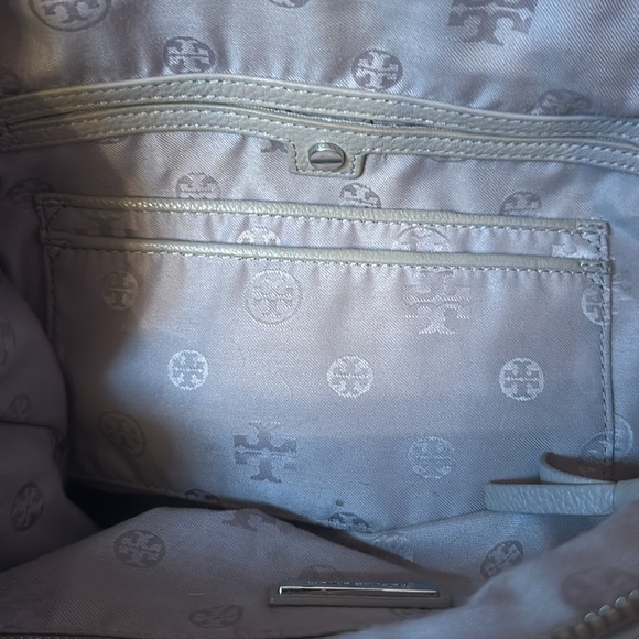 EUC Tory Burch Thea Patchwork All Leather Satchel Colorblock - Picture 11 of 14